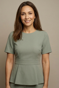 Margot Peplum Top — Wovlyn