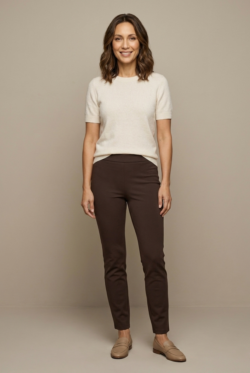 Dahlia Ponte Pants — Wovlyn