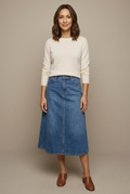 Thea Denim Skirt — Wovlyn
