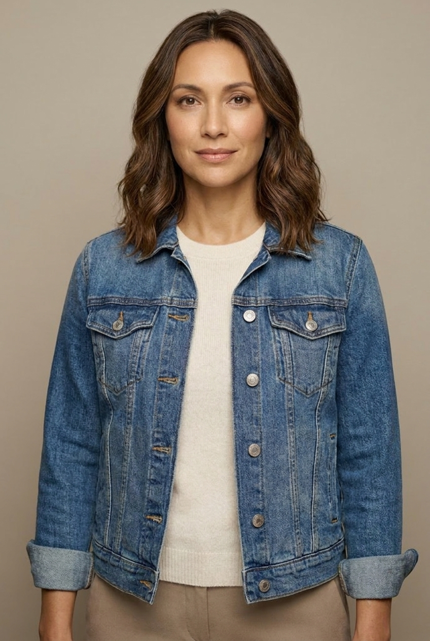 Lena Denim Jacket — Wovlyn